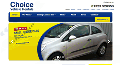Desktop Screenshot of choicevehiclerentals.com